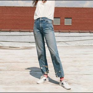 Madewell Rivet and Thread Vintage Slim Boy Jean